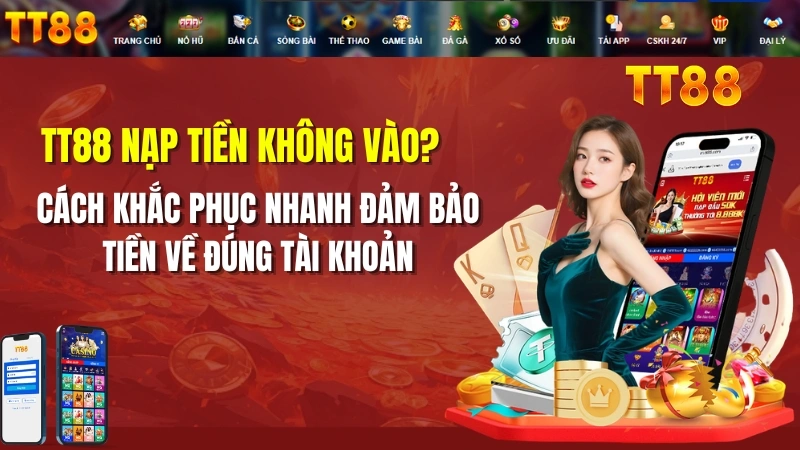 TT88 Nạp Tiền Không Vào? Cách Khắc Phục Nhanh 2026