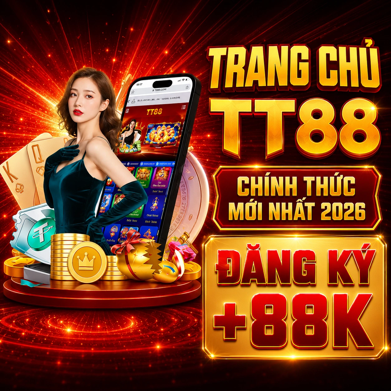 TT88 mobile – Banner trang chủ TT88 chính thức 2026