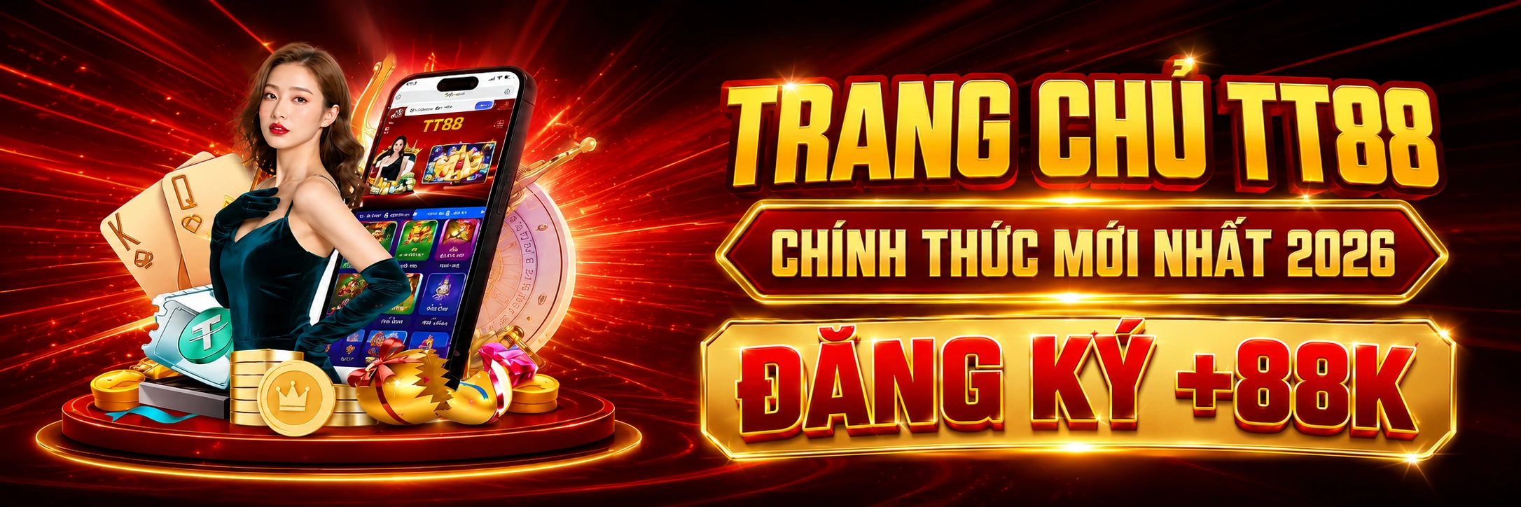 TT88 – Banner trang chủ chính thức 2026